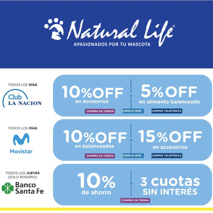 Catálogo Natural Life en Rosario | Natura Life Promociones bancarias | 31/7/2023 - 30/9/2023