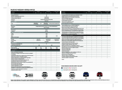 Catálogo Nissan | Nuevo Nissan Versa | 15/12/2022 - 15/12/2023