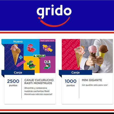 Ofertas de Restaurantes en Córdoba | Club Grido Beneficios de Grido Helado | 30/8/2023 - 31/7/2024