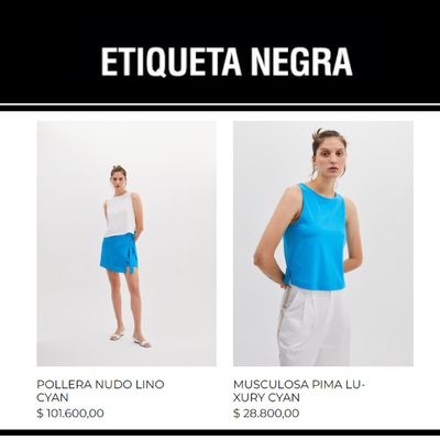 Ofertas de Ropa, Zapatos y Accesorios en Martínez | EN Mujer Nueva Colección SS-24 de Etiqueta Negra | 31/8/2023 - 18/10/2023