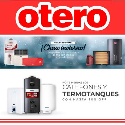 Ofertas de Electrónica y Electrodomésticos en La Falda (Córdoba) | Otero Chao invierno! de Otero | 4/9/2023 - 30/9/2023