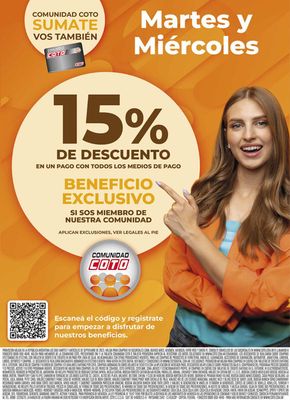 Catálogo Coto | Beneficio Exclusivo - 15% de Descuento | 5/9/2023 - 30/9/2023