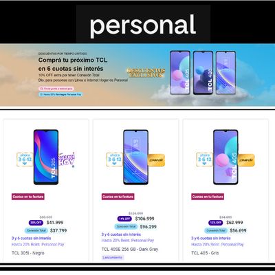 Ofertas de Electrónica y Electrodomésticos en Salta | Personal comprá tu próximo TCL en cuotas de Personal | 6/9/2023 - 30/9/2023