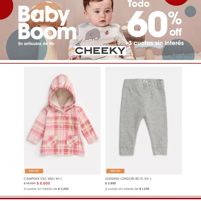 Catálogo Cheeky | Cheeky Baby Boom | 7/9/2023 - 26/9/2023