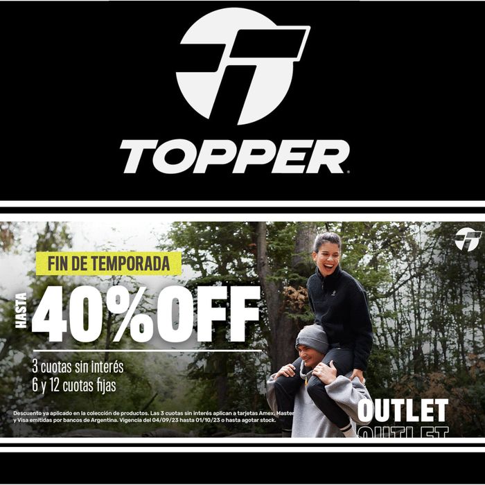 Catálogo Topper | Topper fin de temporada hasta 40% Off | 7/9/2023 - 1/10/2023
