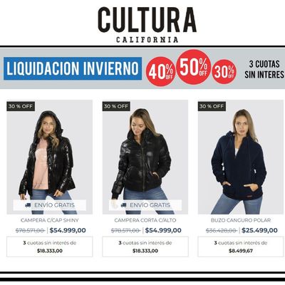 Ofertas de Ropa, Zapatos y Accesorios en San Justo (Buenos Aires) | Cultura Jean Liquidación de invierno de Cultura Jeans | 8/9/2023 - 30/9/2023