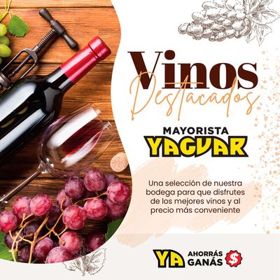 Catálogo Supermercados Yaguar en Mendoza | Vinos Destacados | 14/9/2023 - 1/10/2023