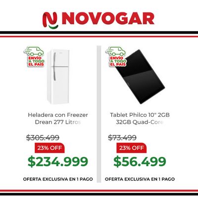 Ofertas de Electrónica y Electrodomésticos en Rosario | Novogar Productos Destacados de Novogar | 15/9/2023 - 30/9/2023