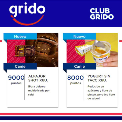 Ofertas de Restaurantes en San Miguel de Tucumán | Club Grido de Grido Helado | 26/1/2023 - 10/1/2024
