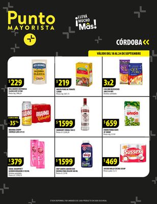 Ofertas de Hiper-Supermercados en Córdoba | ¡LLEVÁ MUCHO MÁS! - CÓRDOBA de Punto Mayorista | 18/9/2023 - 24/9/2023