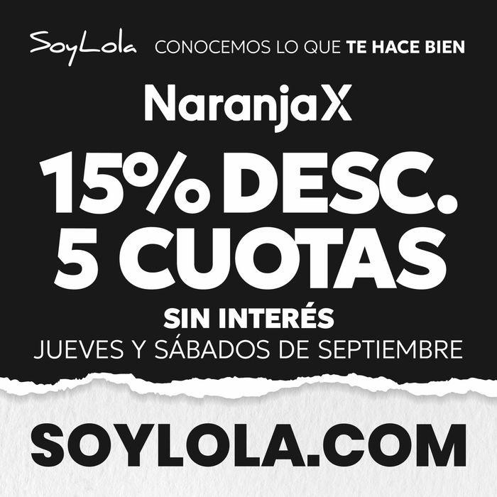 Catálogo Soy Lola | Soy Lola Promociones Destacadas | 18/9/2023 - 30/9/2023