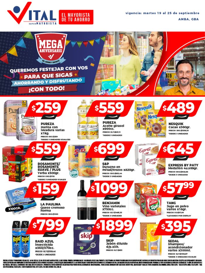 Catálogo Supermayorista Vital en Buenos Aires | El mayorista de tu ahorro | 22/9/2023 - 25/9/2023