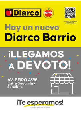 Catálogo Diarco | Llegamos a de voto | 22/9/2023 - 24/9/2023
