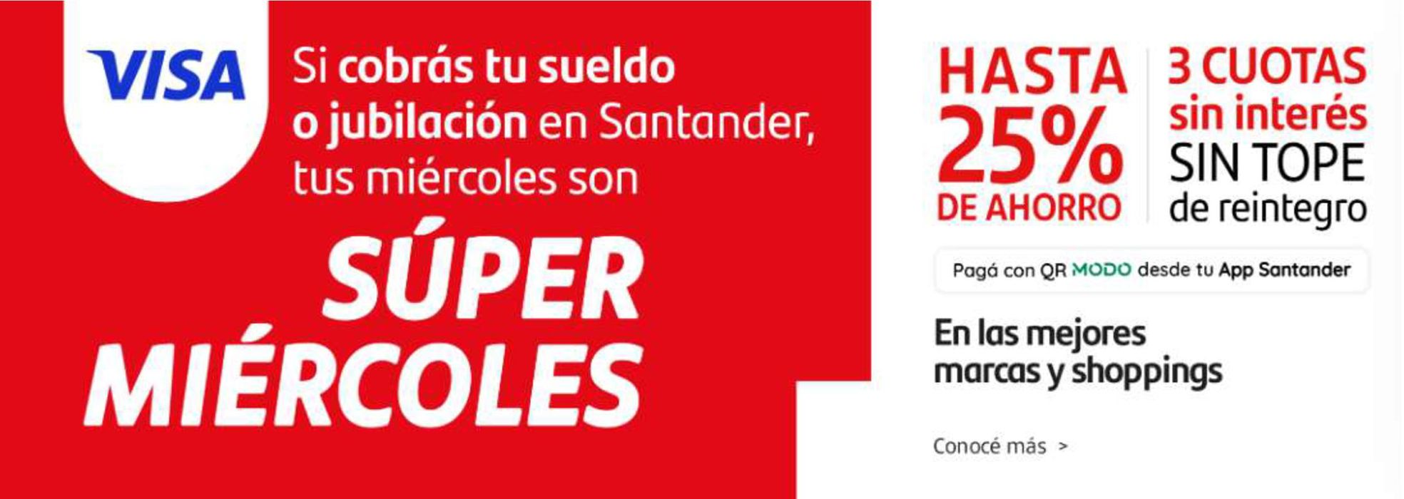 Catálogo Santander Rio en Mendoza | Ofertas Rio | 6/11/2023 - 19/12/2023