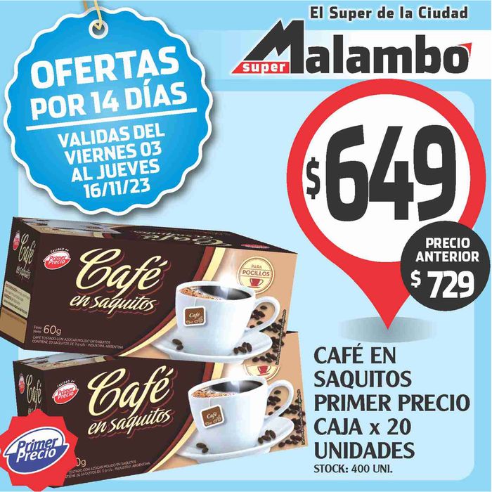 Catálogo Supermercados Malambo | Ofertas Malambo | 15/11/2023 - 31/12/2023
