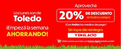 Ofertas de Hiper-Supermercados en Mar del Plata | Ofertas Toledo de Supermercados Toledo | 15/11/2023 - 31/12/2023