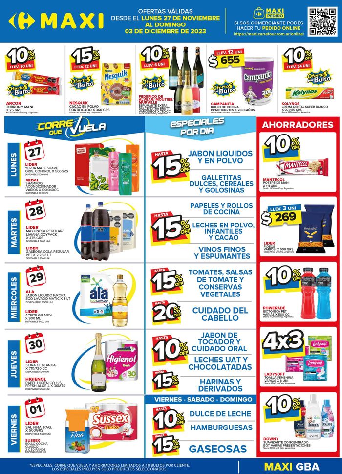 Catálogo Carrefour Maxi en Martínez | OFERTAS SEMANALES - GBA | 27/11/2023 - 3/12/2023