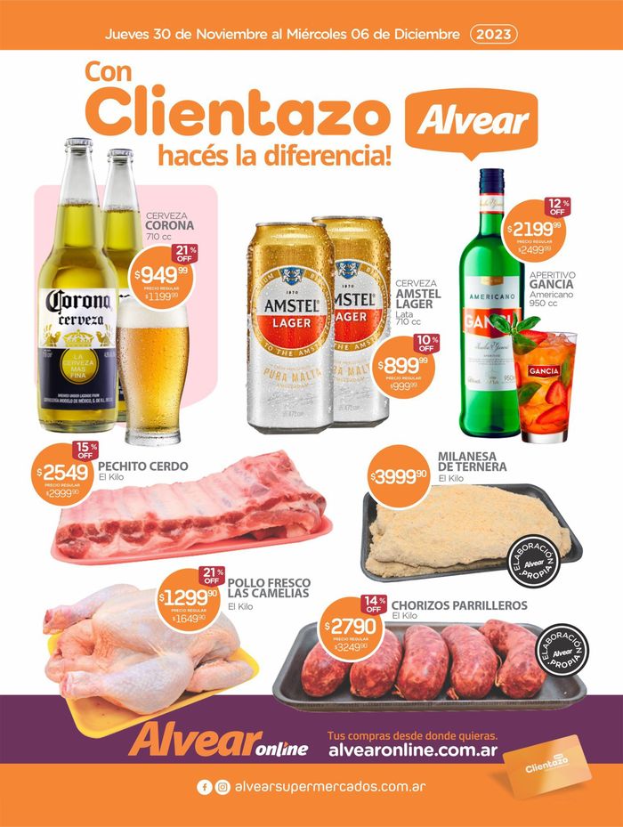 Catálogo Super Alvear en Paraná | Ofertas Super Alvear | 1/12/2023 - 6/12/2023