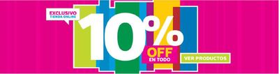 Ofertas de Ferreterías y Jardín en Mendoza | 10% off en todo de Color Shop | 4/1/2024 - 29/2/2024