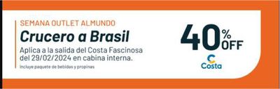 Ofertas de Viajes en Mar del Plata | Crucero a Brasil 40% off de Almundo | 18/1/2024 - 29/2/2024