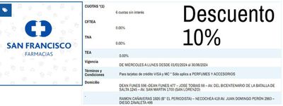 Ofertas de Bancos y Seguros en San Salvador (Jujuy) | Descuento 10% off de Banco Masventas | 22/1/2024 - 30/6/2024