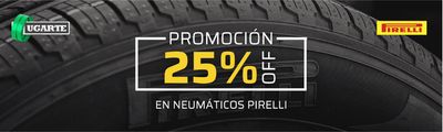 Ofertas de Autos, Motos y Repuestos en Buenos Aires | Promoción 25% off de Ugarte Neumáticos | 23/1/2024 - 1/3/2024