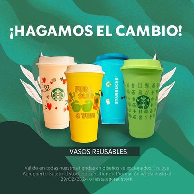Ofertas de Restaurantes en Rosario | 15% de descuento de Starbucks | 25/1/2024 - 29/2/2024