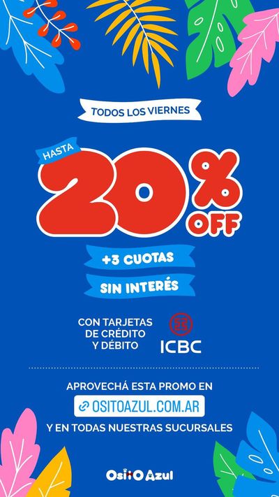 Ofertas de Juguetes, Niños y Bebés en Recoleta | Hasta 20% off de Osito Azul | 30/1/2024 - 29/2/2024