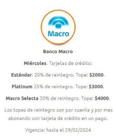 Catálogo Supermercados La Reina en Rosario | 30% de reintegro Macro | 1/2/2024 - 29/2/2024