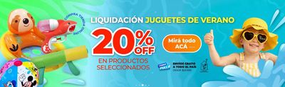 Ofertas de Juguetes, Niños y Bebés en San Martín | Liquidación juguetes de verano - 20% off en seleccionados de Juguetería Cebra | 2/2/2024 - 24/2/2024