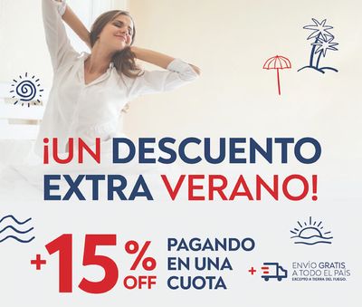 Ofertas de Muebles y Decoración en Comodoro Rivadavia | ¡Un descuento extra verano! +15% off de Springwall | 6/2/2024 - 1/3/2024