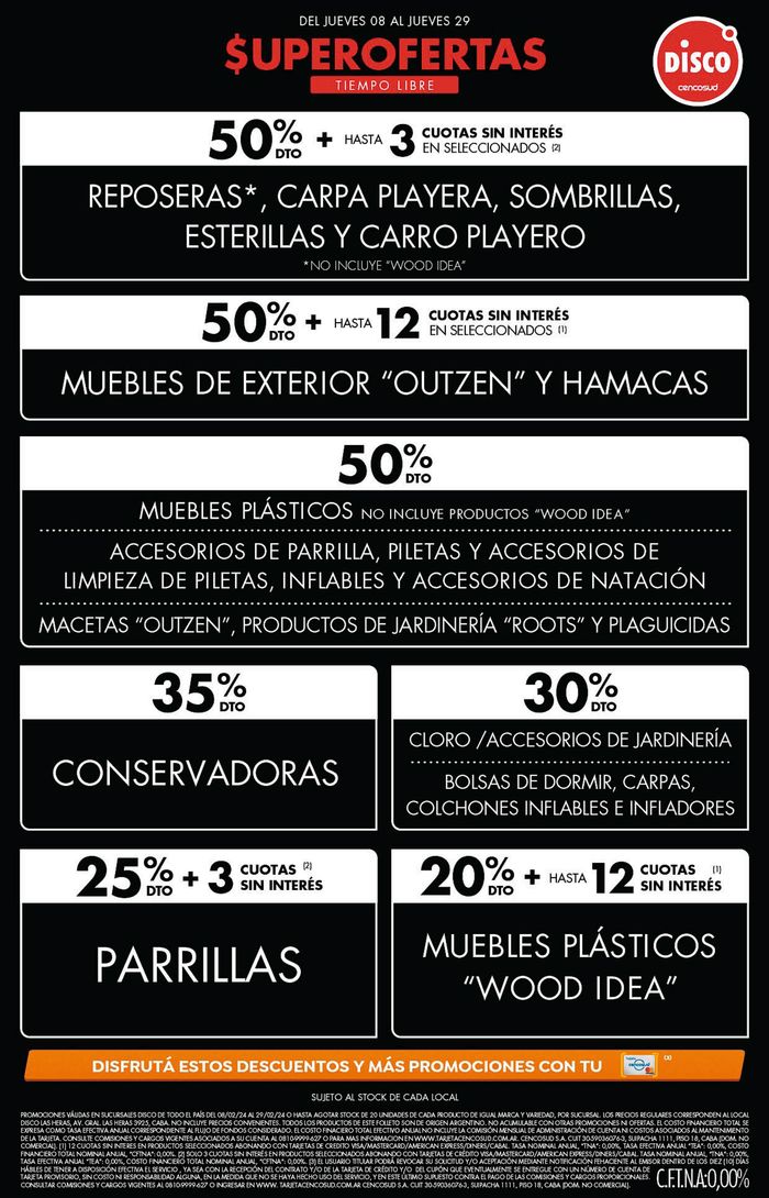 Catálogo Disco en Córdoba | FDS Superofertas Disco Tiempo Libre | 13/2/2024 - 29/2/2024
