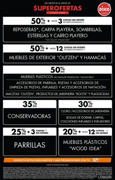 Ofertas de Hiper-Supermercados en Avellaneda (Buenos Aires) | FDS Superofertas Disco Tiempo Libre de Disco | 13/2/2024 - 29/2/2024