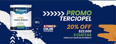 Ofertas de Ferreterías y Jardín en Monte Grande (Buenos Aires) | Promo Terciopel y Titanio 20% off de A Todo Color | 13/2/2024 - 13/3/2024