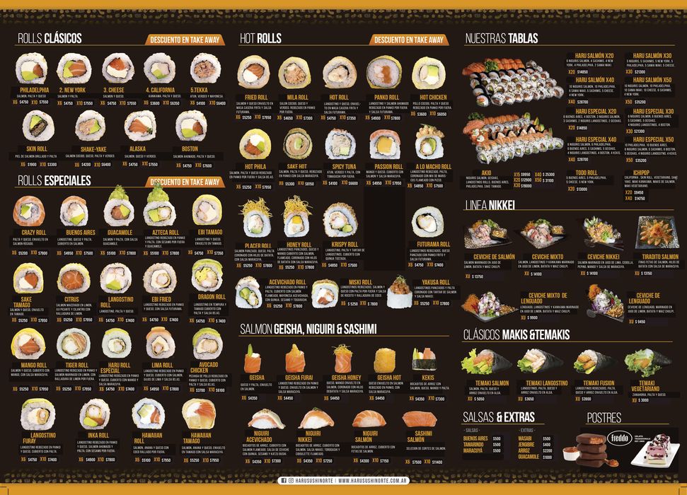 Catálogo Haru Sushi en Recoleta | Catálogo Haru Sushi 2024 | 13/2/2024 - 31/12/2024