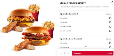 Ofertas de Restaurantes en Martínez | Promociones Destacados Wendy's Up to 50% off de Wendy's | 14/2/2024 - 2/3/2024