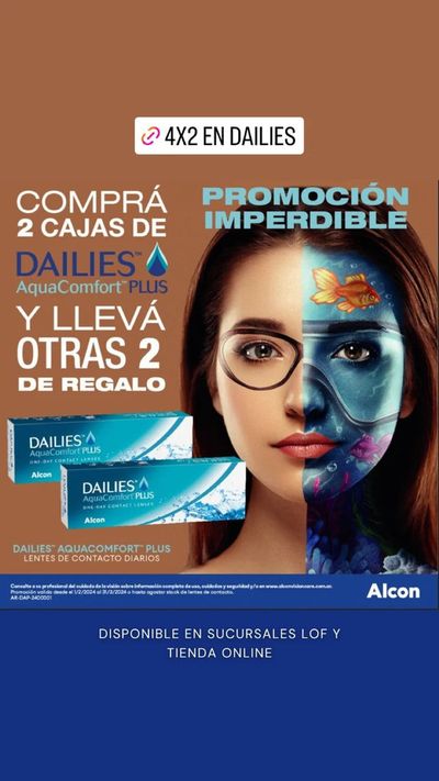 Ofertas de Farmacias y Ópticas en Tigre | Promociónes Imperdible Lof Óptica 30% off & 50 % off de Lof Óptica | 14/2/2024 - 31/3/2024