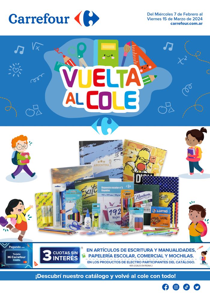 Catálogo Carrefour en Mar del Plata | Catálogo Vuelta al Cole | 16/2/2024 - 15/3/2024