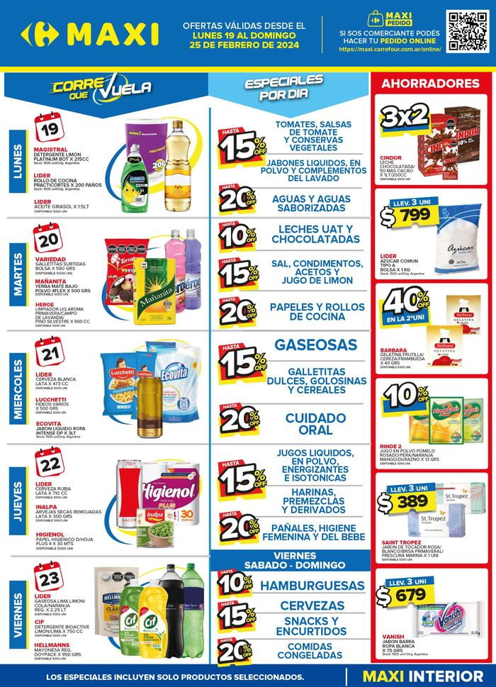Catálogo Carrefour Maxi en Corrientes | OFERTAS SEMANALES - INTERIOR | 21/2/2024 - 25/2/2024