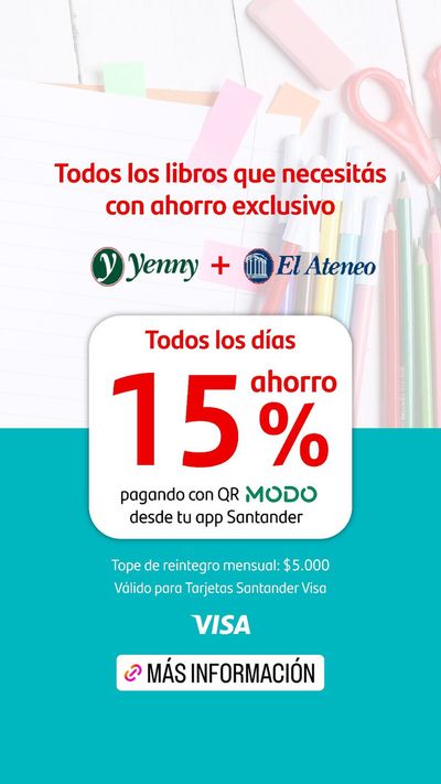 Ofertas de Libros y Ocio en Mendoza | Todos los libros - Todos los días - 15% de ahorro de Yenny El Ateneo | 22/2/2024 - 29/2/2024