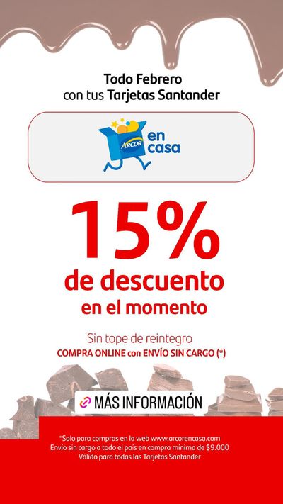 Ofertas de Bancos y Seguros en Recoleta | 15% de descuento Todo Febrero de Santander Rio | 22/2/2024 - 29/2/2024