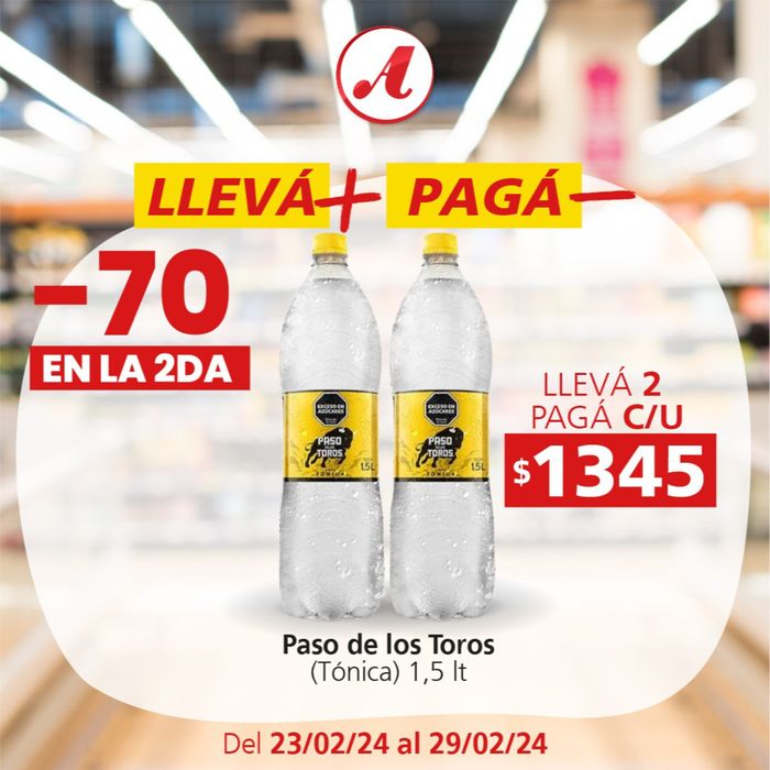 Catálogo Supermercados Aiello | Hasta 70% de ahorro en la segunda unidad  | 26/2/2024 - 29/2/2024