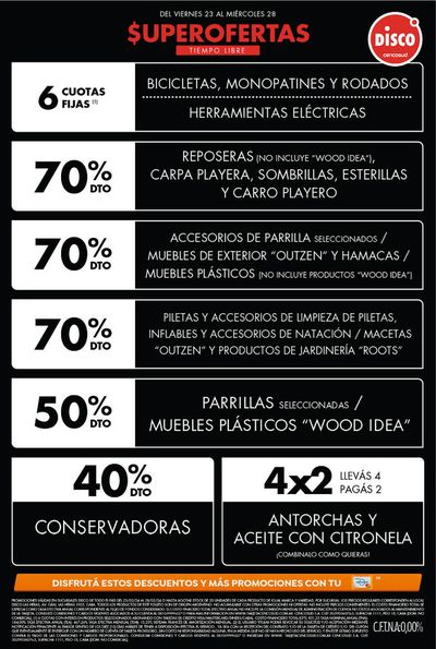 Catálogo Disco en La Plata | Superofertas en Tiempo Libre | 26/2/2024 - 28/2/2024