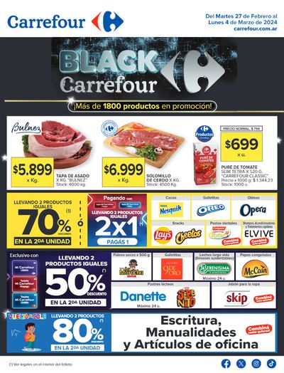 Catálogo Carrefour en Puerto Madryn | Catálogo Black Carrefour - Hiper | 27/2/2024 - 4/3/2024