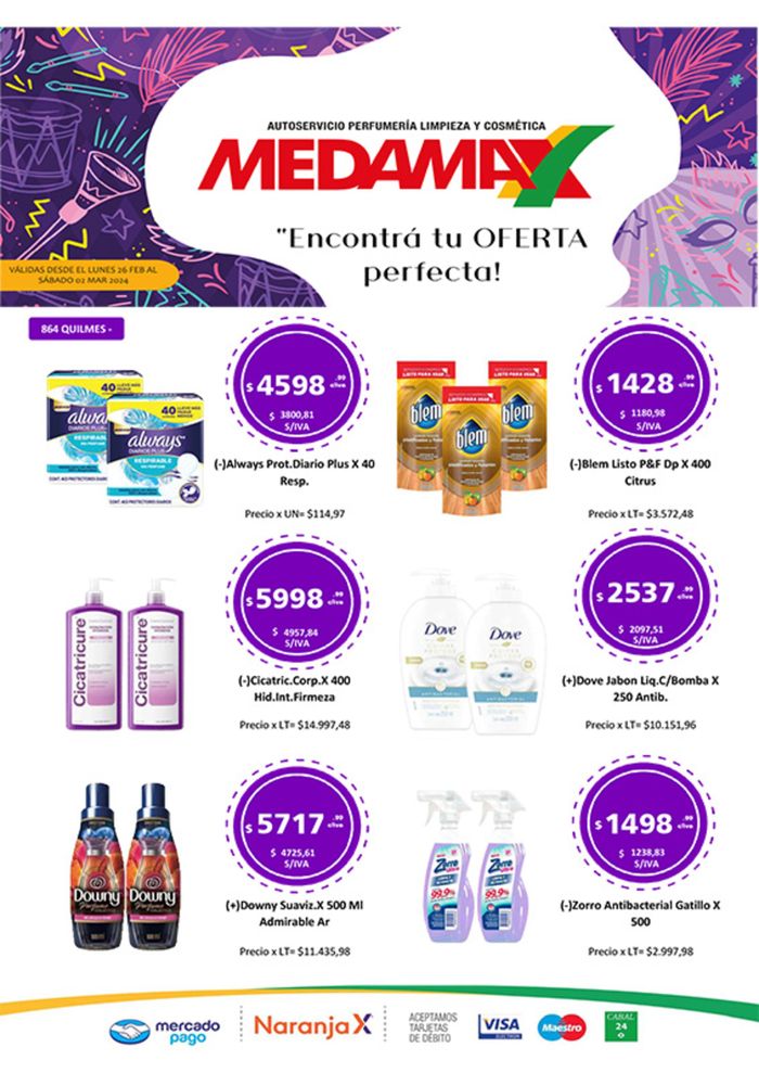 Catálogo Medamax | Ofertas Semanales Quilmes | 27/2/2024 - 2/3/2024