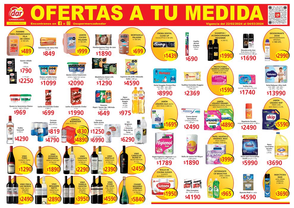 Catálogo Cadena Dar en Santa Fe | Supermercados Dar Afiche Hoya 3 y 4 | 27/2/2024 - 4/3/2024