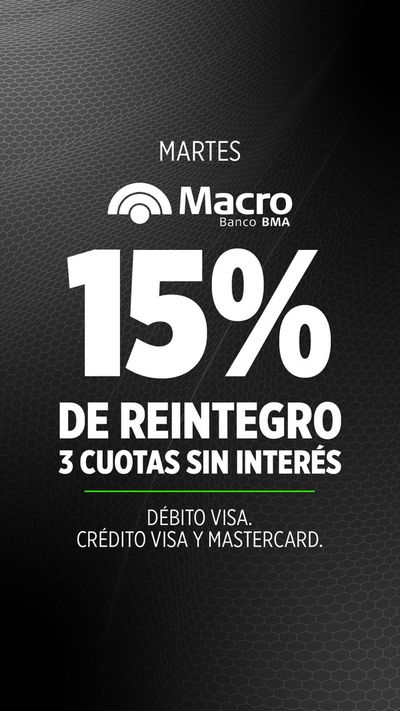 Ofertas de Deporte en Avellaneda (Buenos Aires) | Martes 15% de reintegro de Digital Sport | 27/2/2024 - 27/2/2024