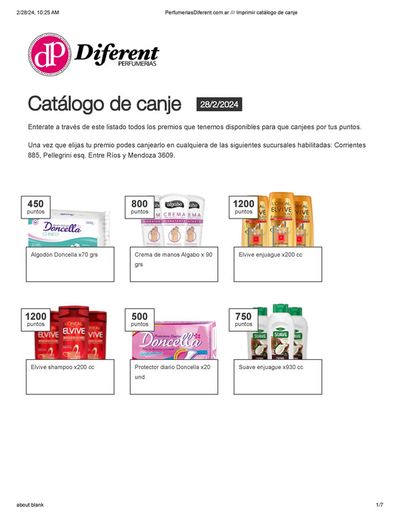 Catálogo Diferent Perfumerias en Rosario | Catálogo Diferent Perfumerias | 28/2/2024 - 13/3/2024