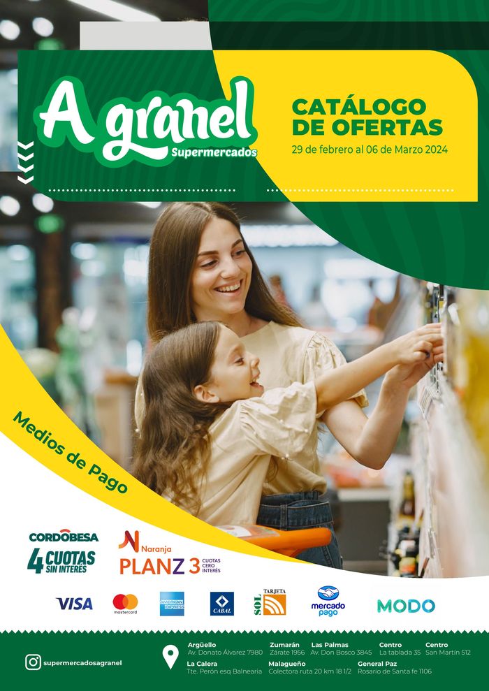 Catálogo Supermercados A Granel en Malagueño | Catálogo de ofertas Supermercados A Granel | 29/2/2024 - 6/3/2024