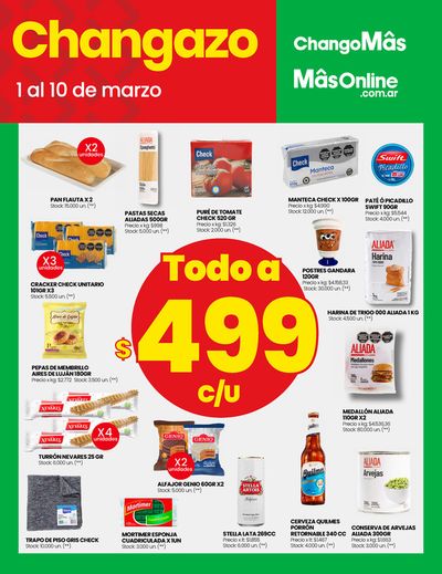 Ofertas de Hiper-Supermercados en San Martín (Mendoza) | CHANGAZO de Changomas | 1/3/2024 - 10/3/2024